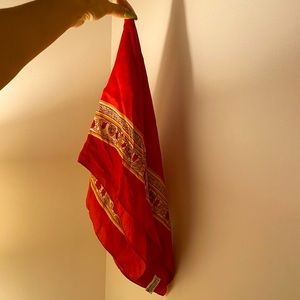 Vintage silky scarf